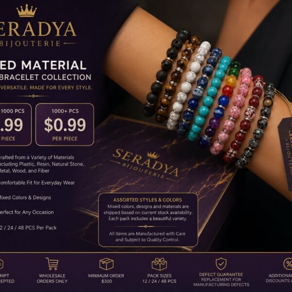 RUBBER BEADED BRACELETS COLLECTION